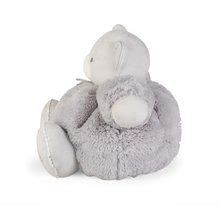 Plišasti medvedki - Plišasti medvedek z ropotuljico Perle Chubby Kaloo 30 cm v luksuznem dizajnu v darilni embalaži siv_2
