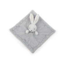 Igrače za crkljanje in uspavanje - Plišasti zajček za crkljanje Perle Doudou Poncho Kaloo 20 cm siv v darilni embalaži_0
