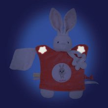 Zabawki do przytulania i zasypiania - Pluszowa lalka-królik do przytulania Imagine Doudou Kaloo Świecący 20 cm czerwony od 0 miesięcy_2