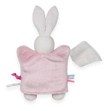 Igrače za crkljanje in uspavanje - Plišasta lutka zajček za crkljanje Imagine Doudou Kaloo 20 cm rožnati svetlikajoči_1