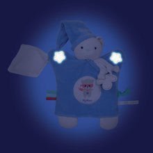 Igračke za grljenje i spavanje - Plišana lutka medvjedić za maženje Imagine Doudou Kaloo 20 cm plava svjetlucava_2