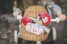 Păpuși de cârpă - Păpușă de cârpă pentru bebeluși Jade K Tendresse Kaloo 32 cm în rochiță cu inimioară din material neted de textil în ambalaj de cadou_0