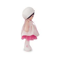 Păpuși de cârpă - Păpuşă pentru copilași Perle K Tendresse Kaloo cu haine albe din material moale în ambalaj de cadou 32 cm de la 0 luni_2