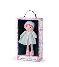 Krpene lutke - Lutka za bebe Azure K Tendresse Kaloo 25 cm u svjetloplavoj haljini od nježne tkanine u poklon-kutiji od 0 mjeseci_0