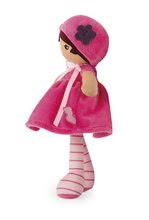 Hadrové panenky - Panenka pro miminka Emma K Tendresse Kaloo 25 cm v růžových šatech z jemného textilu v dárkovém balení od 0 měsíců_0