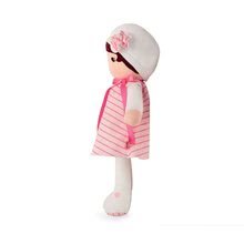 Păpuși de cârpă - Păpuşă pentru bebeluşi Rose K Tendresse Kaloo 40 cm în hăinuţă cu dungi din textil fin în ambalaj de cadou de la 0 luni_0