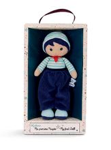 Pre bábätká - Bábika pre bábätká Eliot K Tendresse Kaloo 25 cm v semišových nohaviciach z jemného textilu v darčekovom balení od 0 mes_0