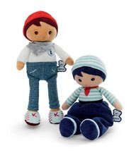 Handrové bábiky - Bábika pre bábätká Lucas K Tendresse Kaloo 25 cm v riflových nohaviciach z jemného textilu v darčekovom balení od 0 mes_2