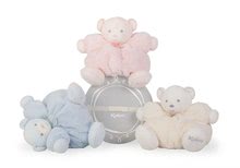 Hračky pre bábätká - Plyšový medvedík Perle-Chubby Bear Kaloo s hrkálkou 30 cm v darčekovom balení pre najmenších modrý_4