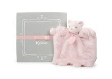 Hračky na maznanie a usínanie - Plyšový medvedík bábkové divadlo Perle-Doudou Bear Kaloo 20 cm v darčekovom balení pre najmenších ružový_0