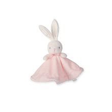 Hračky na maznanie a usínanie - Plyšový zajačik na maznanie Perle-Round Doudou Rabbit Kaloo 20 cm v darčekovom balení pre najmenších ružový_0