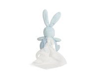 Igrače za crkljanje in uspavanje - Plišasti zajček za crkljanje Perle Kaloo oo Kaloo z nežno krpico 40 cm v darilni embalaži modro-bel_0