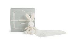Alvókendők DouDou - Plüss nyuszi dédelgetéshez Perle Kaloodoo Kaloo puha kendővel 40 cm ajándékcsomagolásban krém-fehér_0