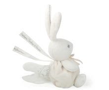 Hračky na maznanie a usínanie - Plyšový zajačik na maznanie Perle Kaloo s jemnou handričkou 40 cm v darčekovom balení pre najmenších krémovo-biely_0