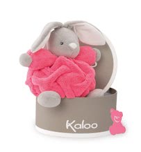 Igračke za bebe - KALOO 962323 plyšový neónový zajačik CHUBBY NEON 18 cm ružový z jemného mäkkého plyšu v darčekovom balení _0
