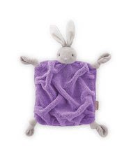 Hračky na maznanie a usínanie - Plyšový zajačik na maznanie Neon Doudou Kaloo 20 cm v darčekovom balení pre najmenších fialový_0