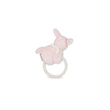 Hochets et jouets de dentition - Peluche Lapin Les Amis Régliss Kaloo avec un anneau de dentition Criant et bruissant dans un emballage cadeau de 16 cm rose, à partir de 0 mois_0
