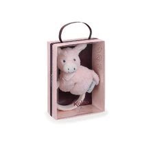 Zornăitoare si jucării dentiție - Măgăruş de pluş cu dentiţie Les Amis Regliss Kaloo zornăitor şi foşnitor în cutie de cadou 16 cm roz_3