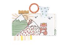 Spielzeuge über das Kinderbett - Buch aus Textil Fuchs The Angry Fox Activity Book Kaloo mit einem Ring für die Kleinsten ab 0 Monaten_0