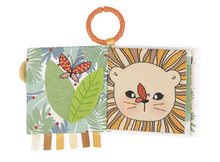 Jouets au-dessus du lit - Livre d'activités The Curious Lion Kaloo en tissu avec un cercle pour les plus petits à partir de 0 mois_0