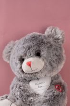 Plyšoví medvědi - Plyšový medvěd Rouge Kaloo Prestige XL 55 cm z jemného plyše pro nejmenší děti krémově-šedý_2