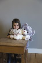 Plyšové medvede - Plyšový medvedík Rouge Kaloo s výšivkou pre najmenšie deti 38 cm krémový od 0 mesiacov_0