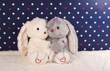 Pre bábätká - Plyšový zajačik Rouge Kaloo s výšivkou pre najmenších 38 cm šedý od 0 mes_3