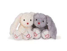 Pre bábätká - Plyšový zajačik Rouge Kaloo s výšivkou pre najmenšie deti 31 cm šedý od 0 mesiacov_2