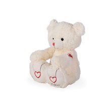 Plyšoví medvědi - Plyšový medvěd Rouge Kaloo s výšivkou pro nejmenší děti 31 cm krémový od 0 měsíců_0