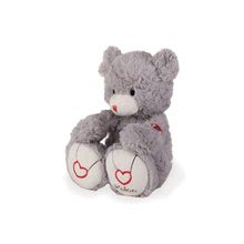 Plyšoví medvědi - Plyšový medvěd Rouge Kaloo s výšivkou pro nejmenší děti 31 cm šedý od 0 měsíců_0