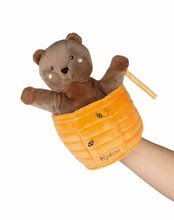 Poupées pour les tout-petits - Ourson en peluche Théâtre de marionnettes Ted Bear Kachoo Kaloo Surprise dans l'hive 25 cm pour les plus petits à partir de 0 mois_0