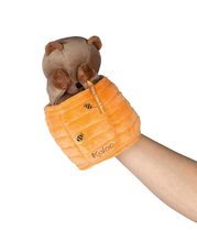 Kesztyűbábok - Plüss mackó kesztyűbáb Ted Bear Kachoo Kaloo meglepetés a kaptárban 25 cm legkisebbeknek 0 hó-tól_2