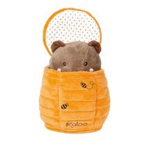 Poupées pour les tout-petits - Ourson en peluche Théâtre de marionnettes Ted Bear Kachoo Kaloo Surprise dans l'hive 25 cm pour les plus petits à partir de 0 mois_4