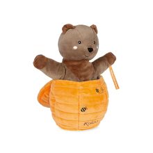 Kesztyűbábok - Plüss mackó kesztyűbáb Ted Bear Kachoo Kaloo meglepetés a kaptárban 25 cm legkisebbeknek 0 hó-tól_6