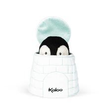 Lutke za najmlajše - Plišasti pingvin lutkovno gledališče Gabin Penguin Kachoo Kaloo presenečenje v igluju 25 cm za najmlajše od 0 mes_2