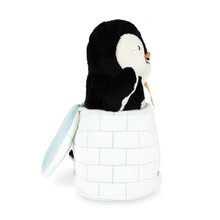 Lutke za najmlajše - Plišasti pingvin lutkovno gledališče Gabin Penguin Kachoo Kaloo presenečenje v igluju 25 cm za najmlajše od 0 mes_7