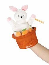 Handpuppen für die Kleinsten - Plüschhasen-Puppentheater Robin Rabbit Kachoo Kaloo Überraschung im 25 cm Blumentopf für die Kleinsten ab 0 Monaten_1