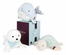 Jucării de pluș și textile - Balenă de pluș Lollipop Whale Les Amis Kaloo gri 25 cm din pluș moale în cutie cadou_10