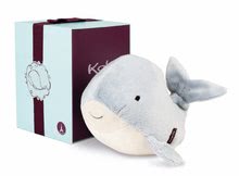 Plišaste živalce - Plišasti kit Lollipop Whale Les Amis Kaloo siv 25 cm iz nežnega pliša v darilni embalaži od 0 mes_5