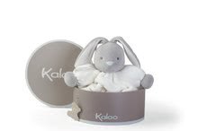 Giocattoli per neonati - Coniglietto in peluche Plume Chubby Kaloo 30 cm con sonaglio in confezione regalo per i più piccoli color crema da 0 mesi_0