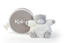 Plišasti medvedki - Plišasti medvedek Plume Chubby Kaloo 18 cm v darilni embalaži za najmlajše sivo krem od 0 mes_0