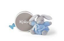 Pentru bebeluși - Iepuraş de pluş Plume Chubby Kaloo 18 cm în ambalaj de cadouri gri-albastru de la 0 luni_0
