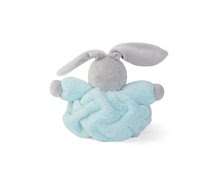 Za dojenčke - Plišasti zajček Plume Chubby Kaloo 18 cm v darilni embalaži za najmlajše sivo-moder od 0 mes_2