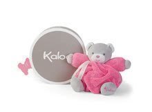 Plišani medvjedići - Plišani medo Plume Chubby Kaloo 18 cm ružičaste boje u poklon-kutiji za najmlađu djecu_1
