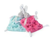 Hračky na maznanie a usínanie - Plyšový zajačik na maznanie Plume Doudou Kaloo 20 cm v darčekovom balení pre najmenšie deti ružový_3