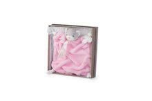 Jucării de alint și de adormit - Ursuleţ de pluş pentru alintare Plume Doudou Kaloo 20 cm în ambalaj de cadouri pentru cei mai mici copii roz_1