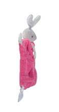 Jucării de alint și de adormit - Iepuraş de pluş pentru alintare Plume Doudou Kaloo 20 cm în ambalaj de cadouri roz_0