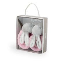 Dojčenské súpravy - Plyšové papučky zajačik Plume Lapinou Kaloo z jemného plyšu, ružové pre najmenších od 0 mes_3