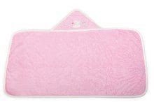 Babyhandtücher - Babyhandtuch mit Plume  Bär Kaloo mit Kapuze rosa ab 0 Monaten_1