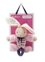 Jouets au-dessus du lit - Lapin en peluche Petite Rose-Zig Music Rabbit Kaloo chantant étirant 32-42 cm pour les plus petits_0